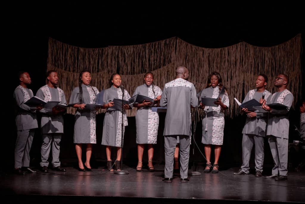 The choir of A Journey to Africa