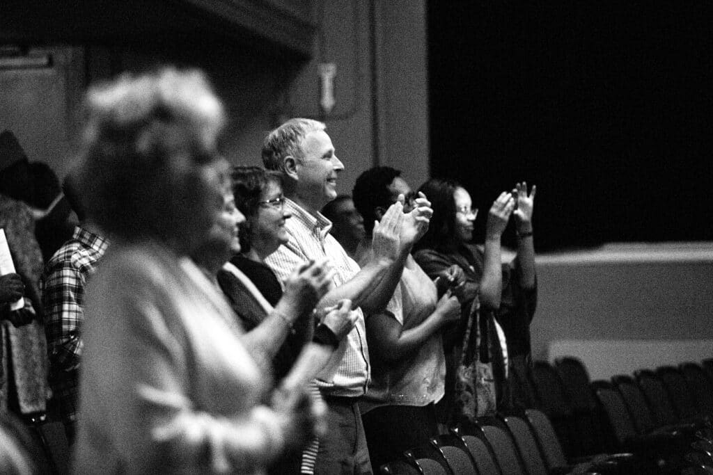 The audience on its feet at A Journey to Africa
